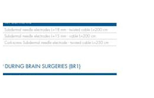 KIT FOR EEG/EP DURING BRAIN SURGERIES (BR1)