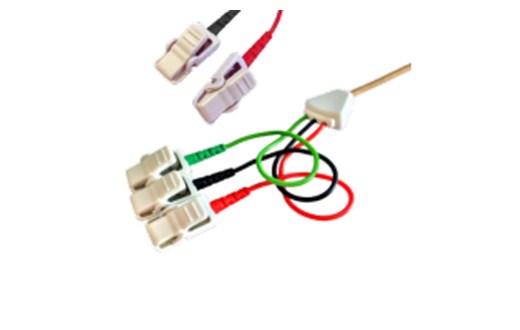 Kabel fuer vorgelierte Elektroden - Krokodil